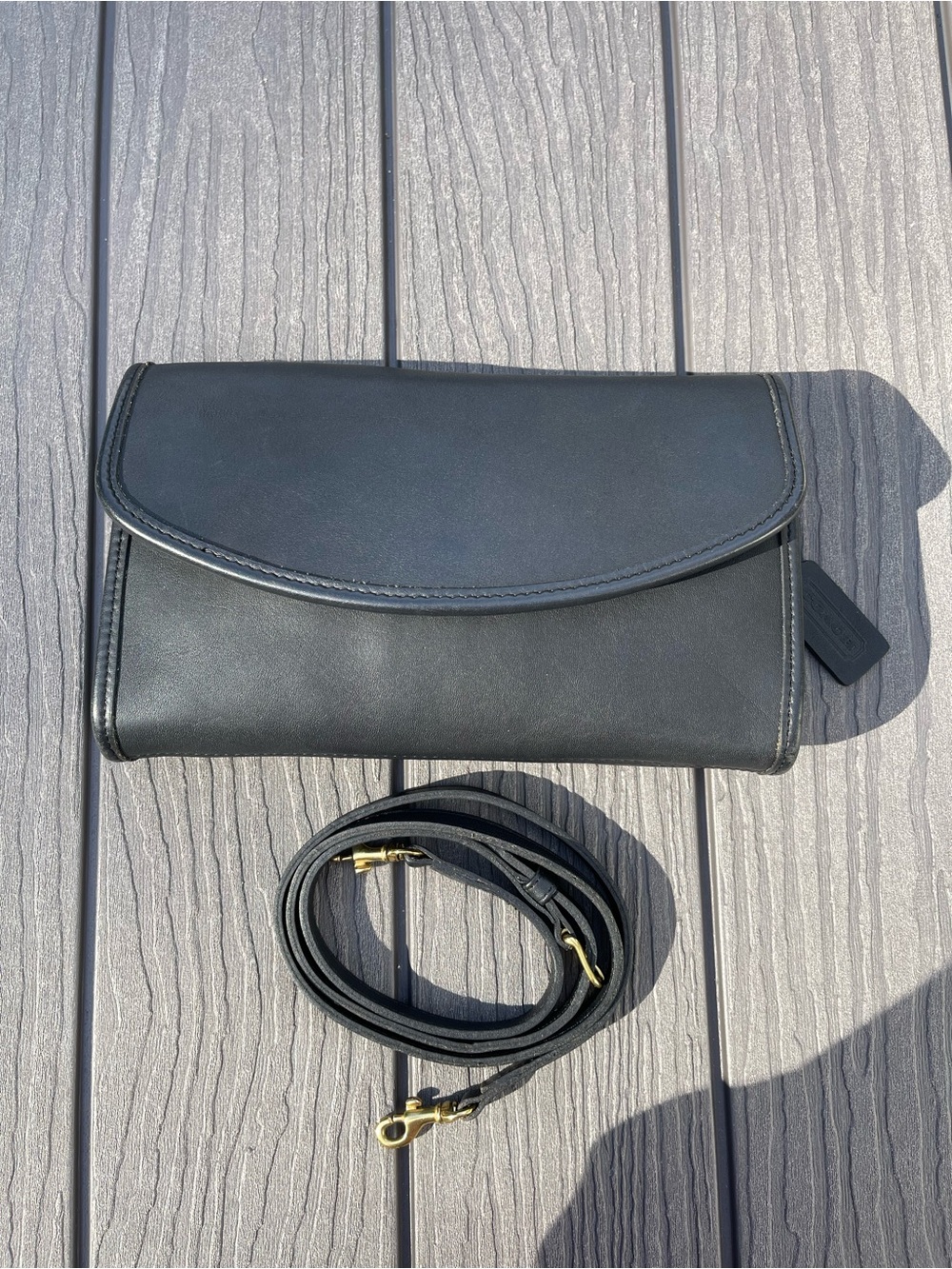 Vintage Coach Sterling clutch
